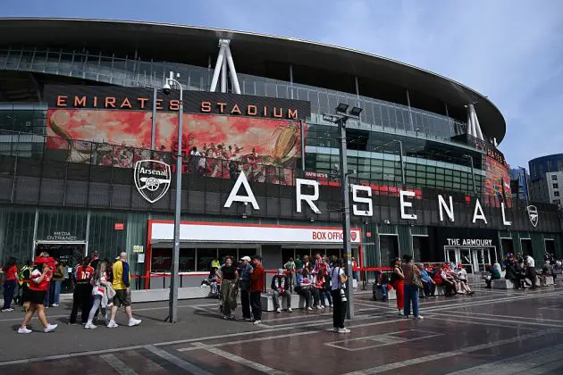 The Emirates Stadium