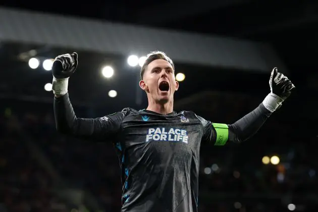 Crystal Palace goalkeeper Dean Henderson
