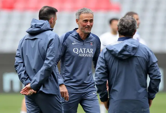 PSG boss Luis Enrique