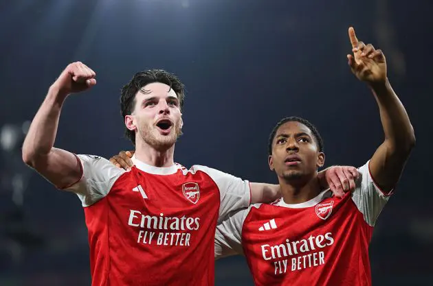 Declan Rice and Myles Lewis-Skelly