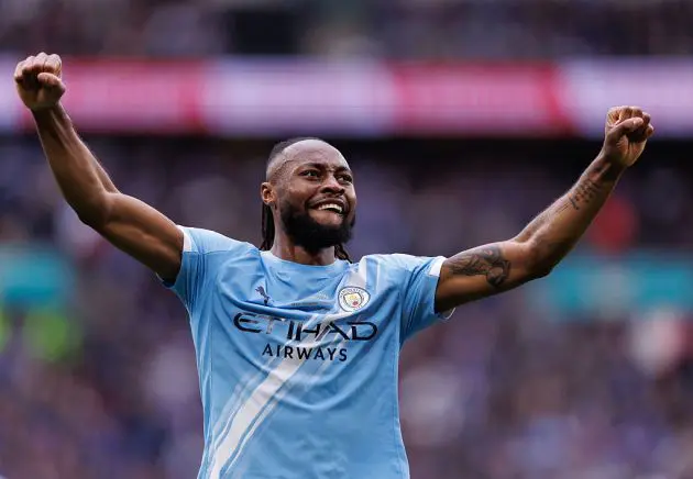 Antoine Semenyo celebrates