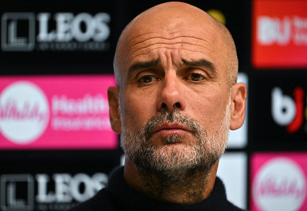Man City boss Pep Guardiola