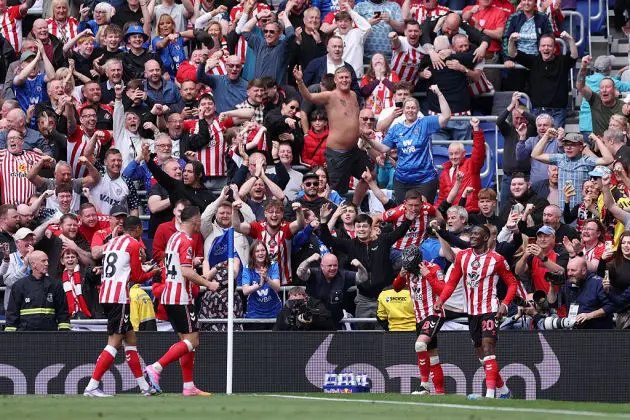Sunderland celebrate against Everton