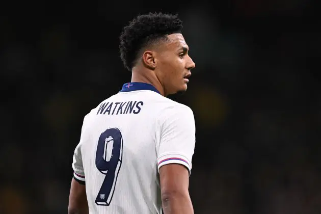 Ollie Watkins playing for England
