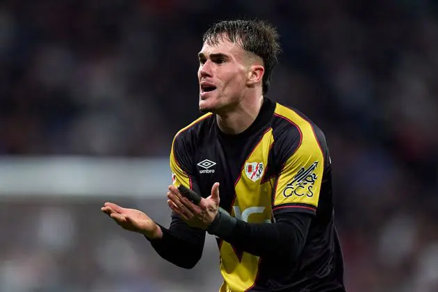 Rayo Vallecano's Pep Chavarría
