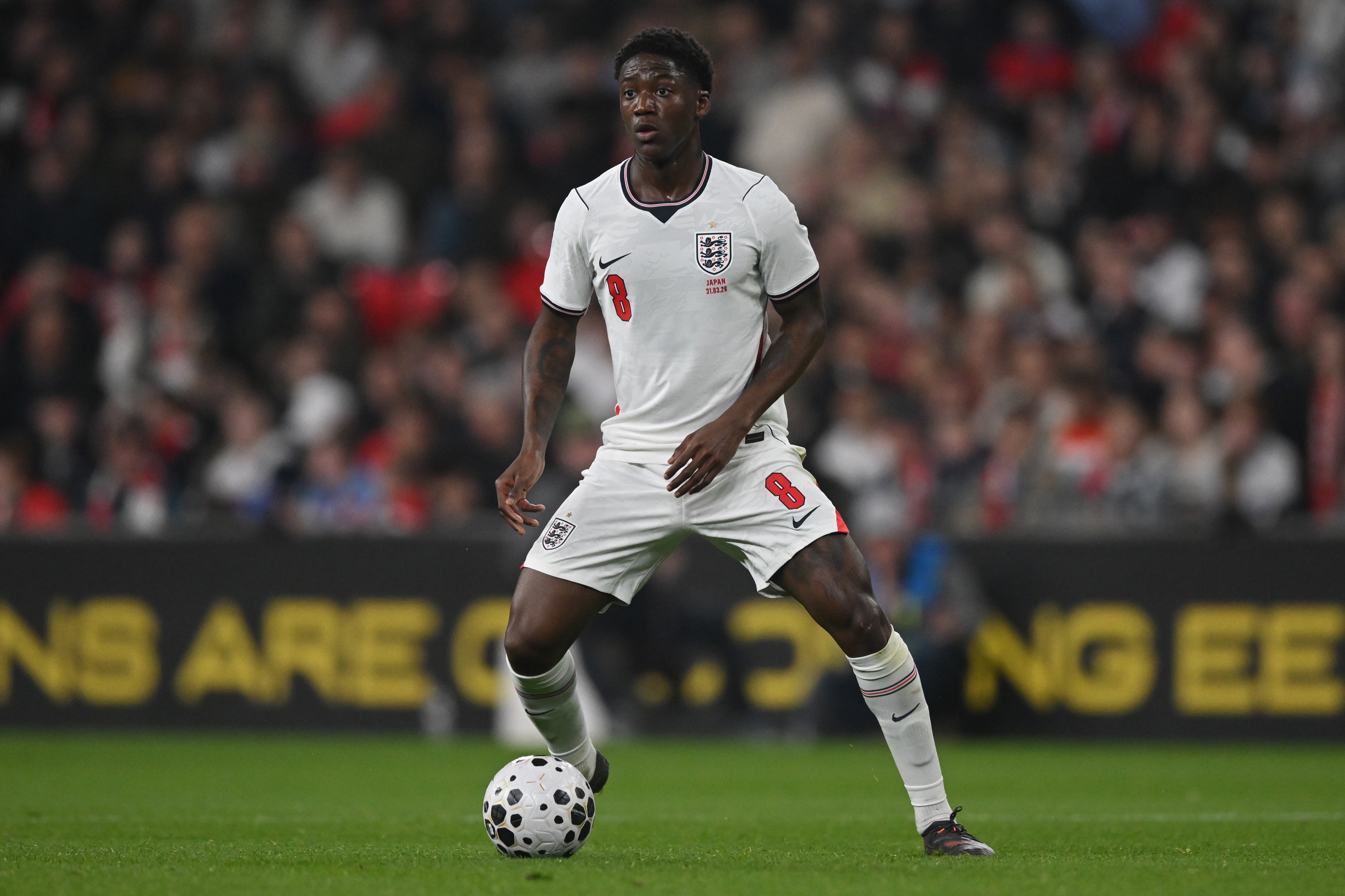 Kobbie Mainoo representing England
