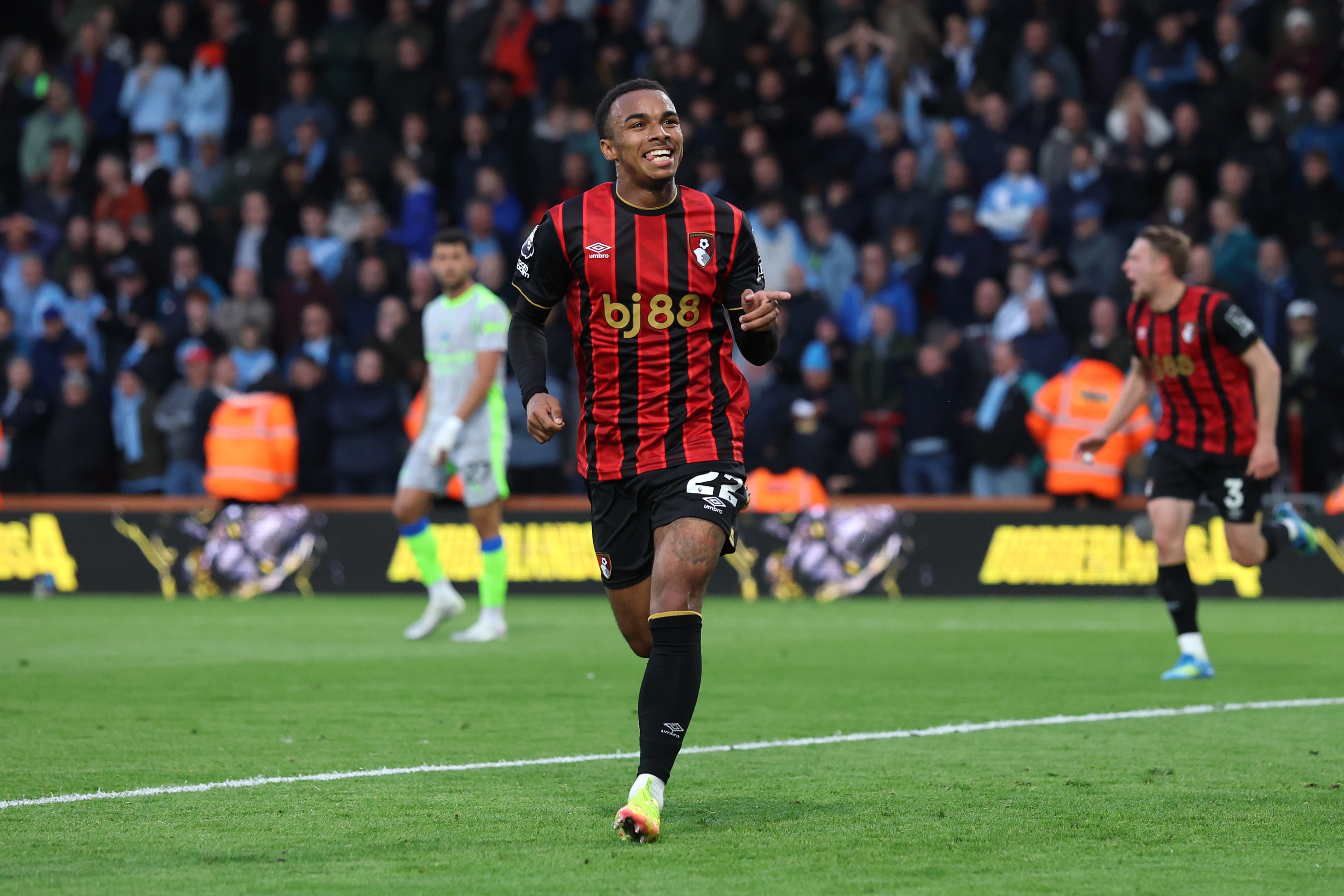 Bournemouth striker Eli Kroupi Junior