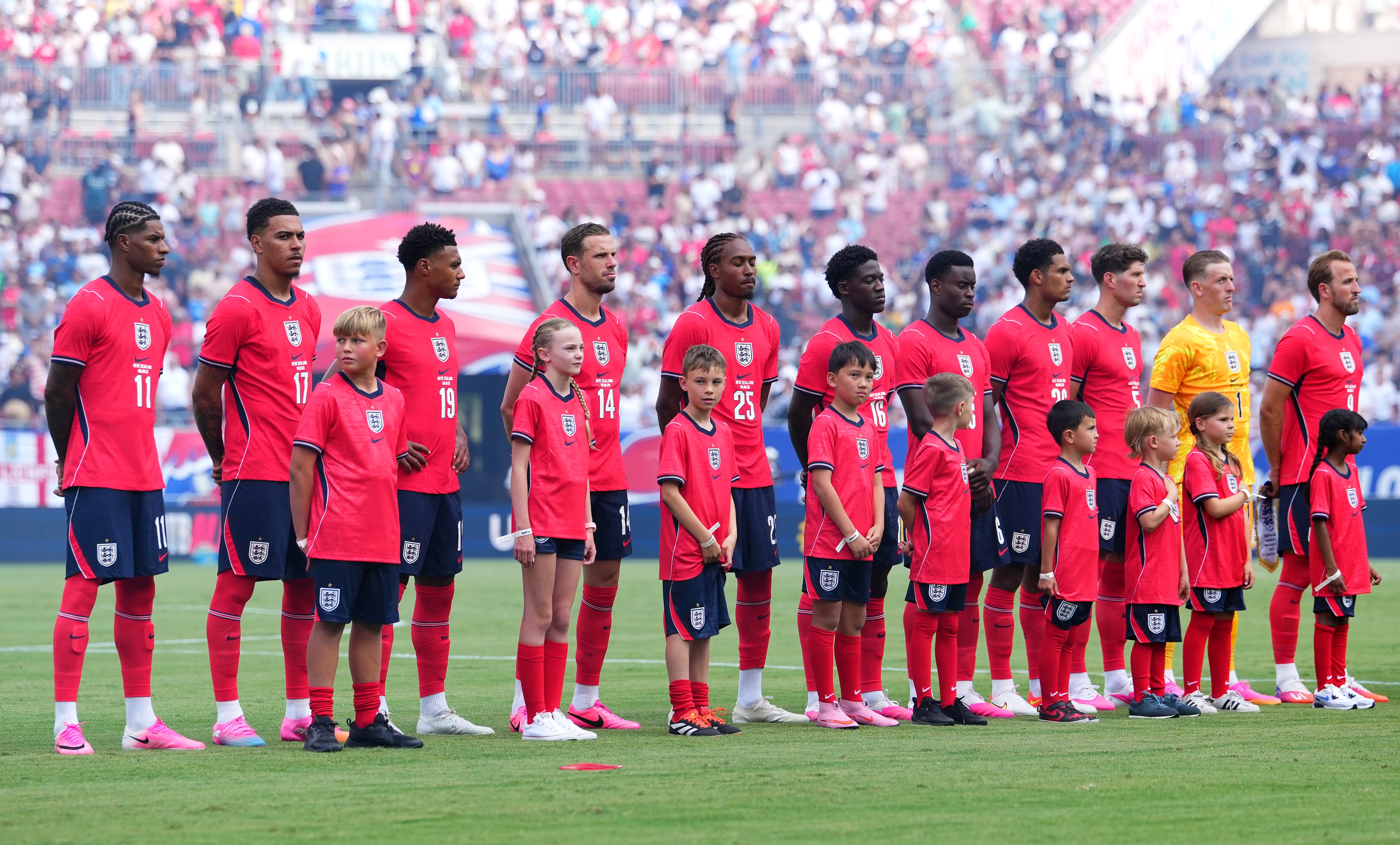 England ahead of facing New Zealand in Tampa