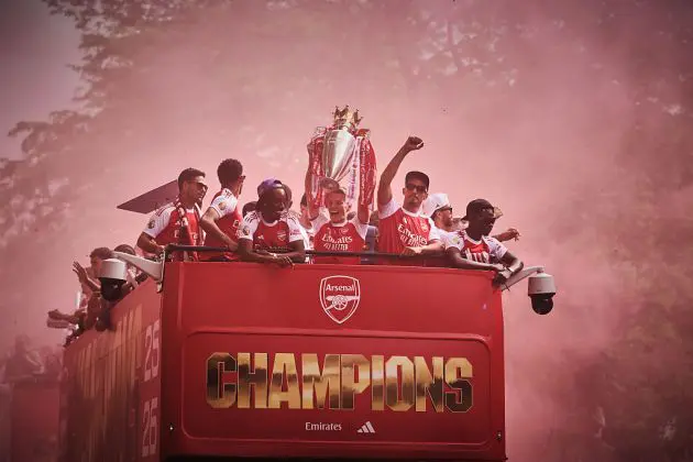 Arsenal's trophy parade