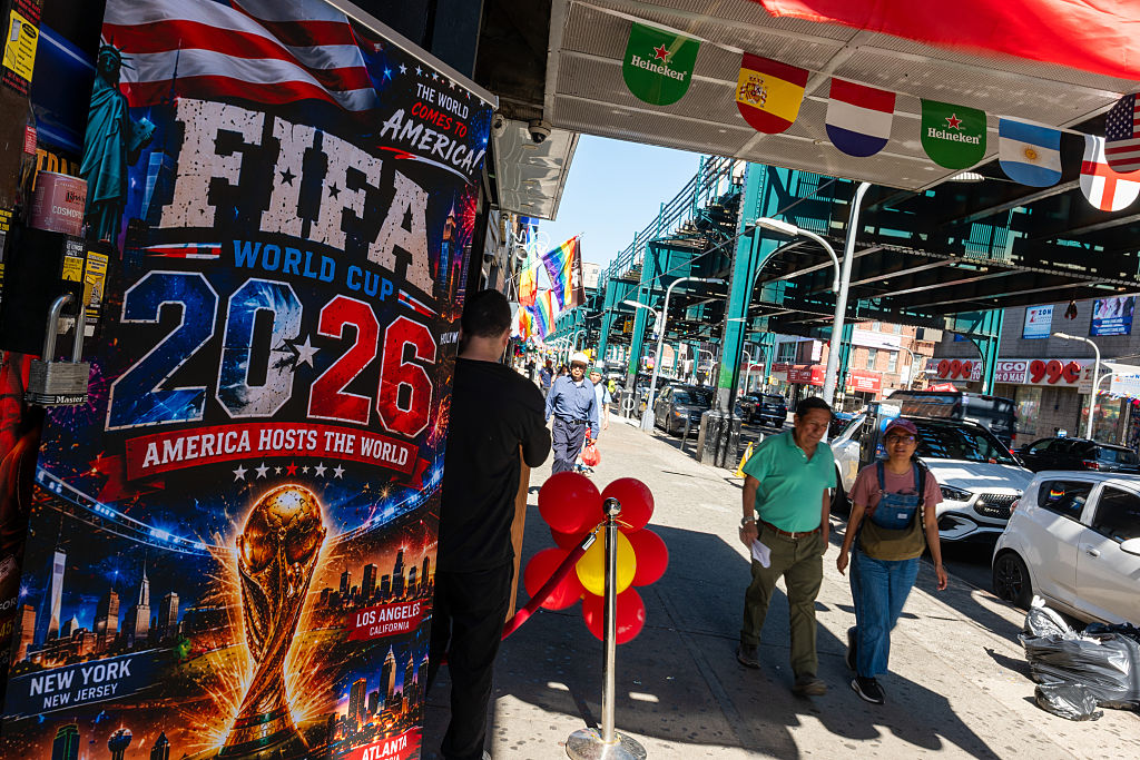 A World Cup poster in the USA
