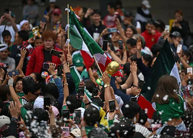 Mexico football fans