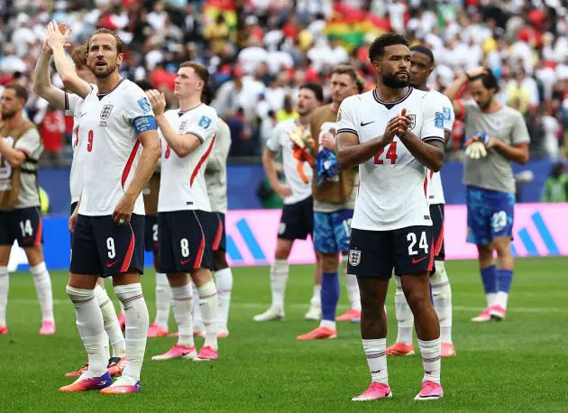Reece James with his England team-mates