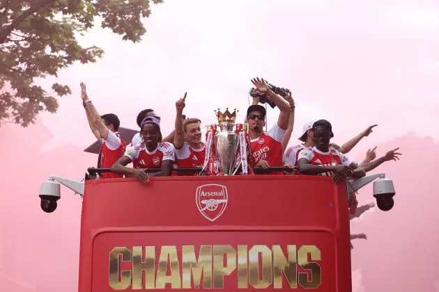 Arsenal's Premier League trophy parade