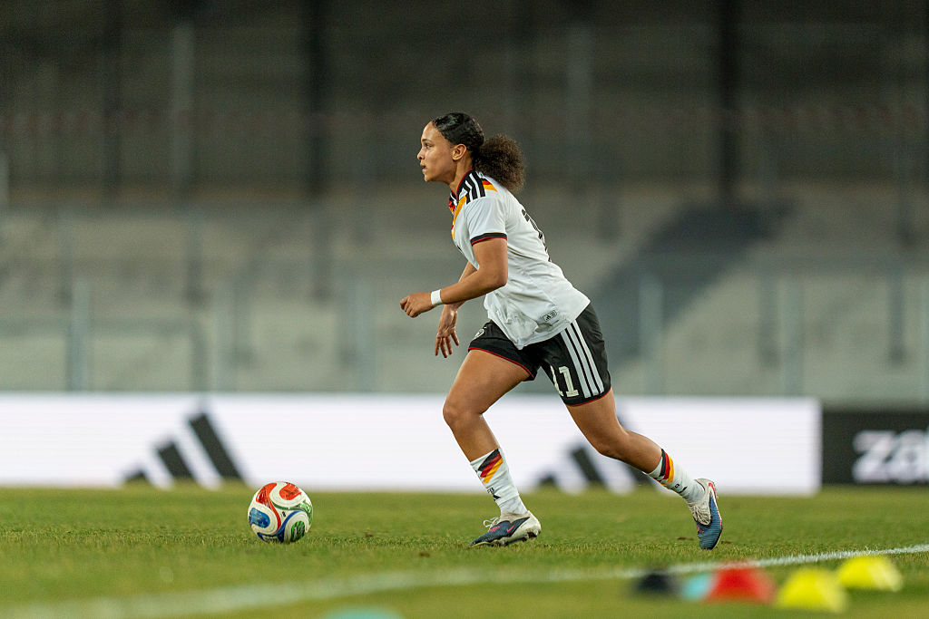 Lisa Baum in action for Germany U23