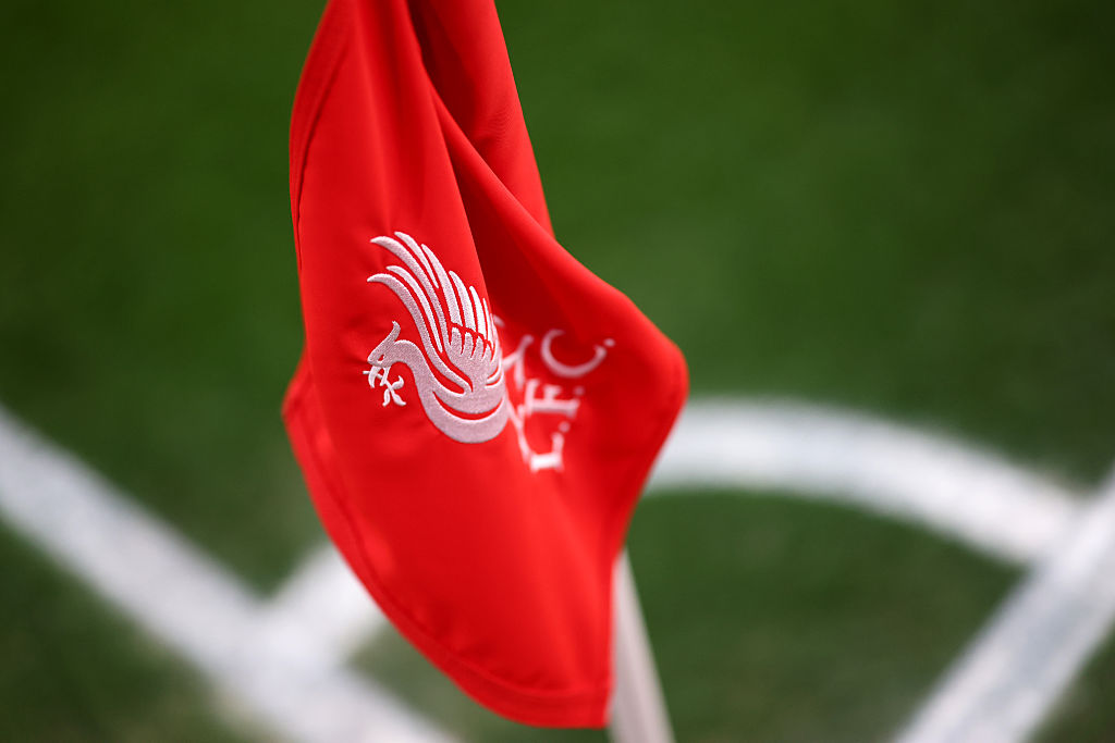 A Liverpool corner flag