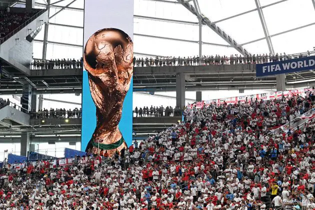 Supporters at the World Cup