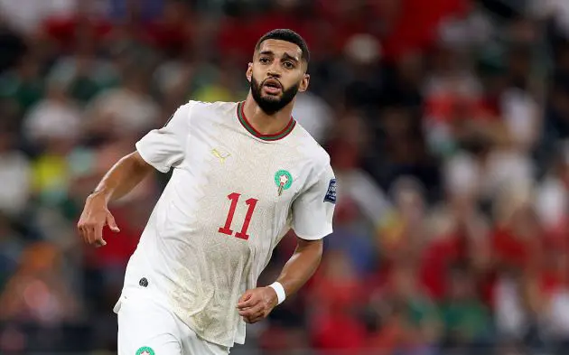 Morocco's Ismael Saibari