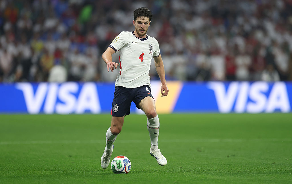 England midfielder Declan Rice