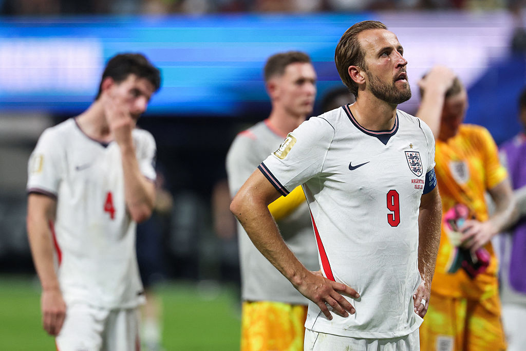 Harry Kane after England's loss to Argentina