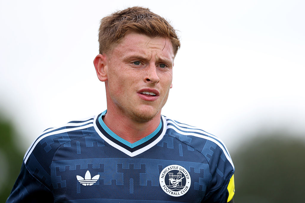 Newcastle winger Harvey Barnes