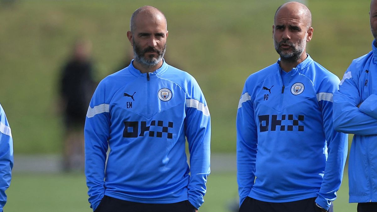 Enzo Maresca and Pep Guardiola