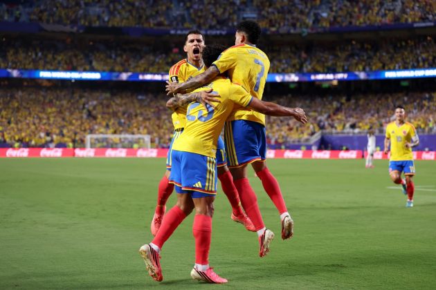 Colombia celebrate