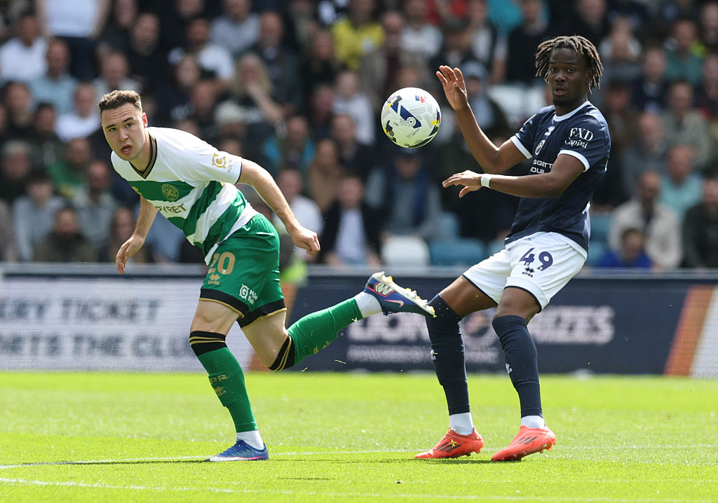 Derek Mazou-Sacko in action for Millwall
