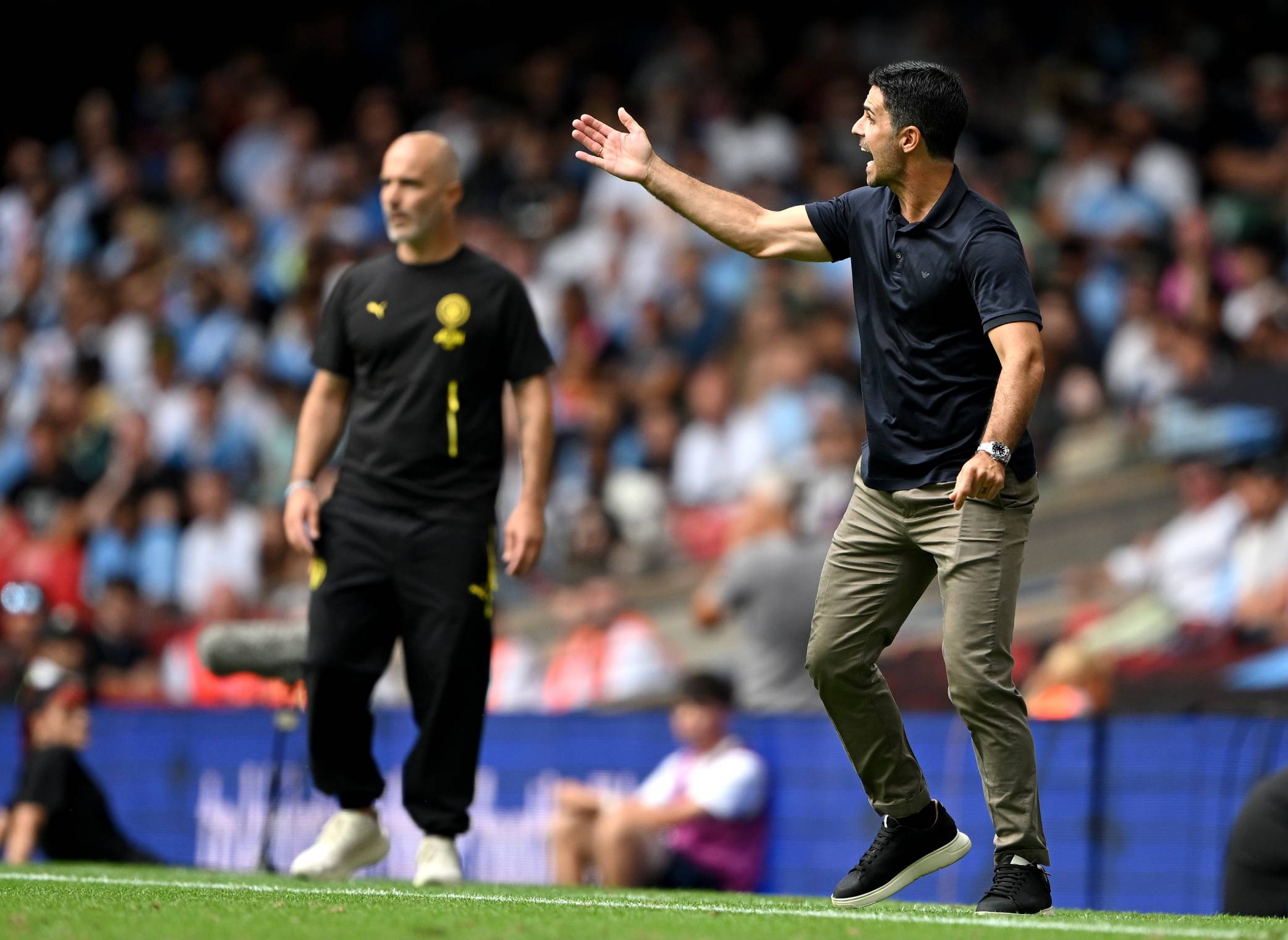 Mikel Arteta and Enzo Maresca