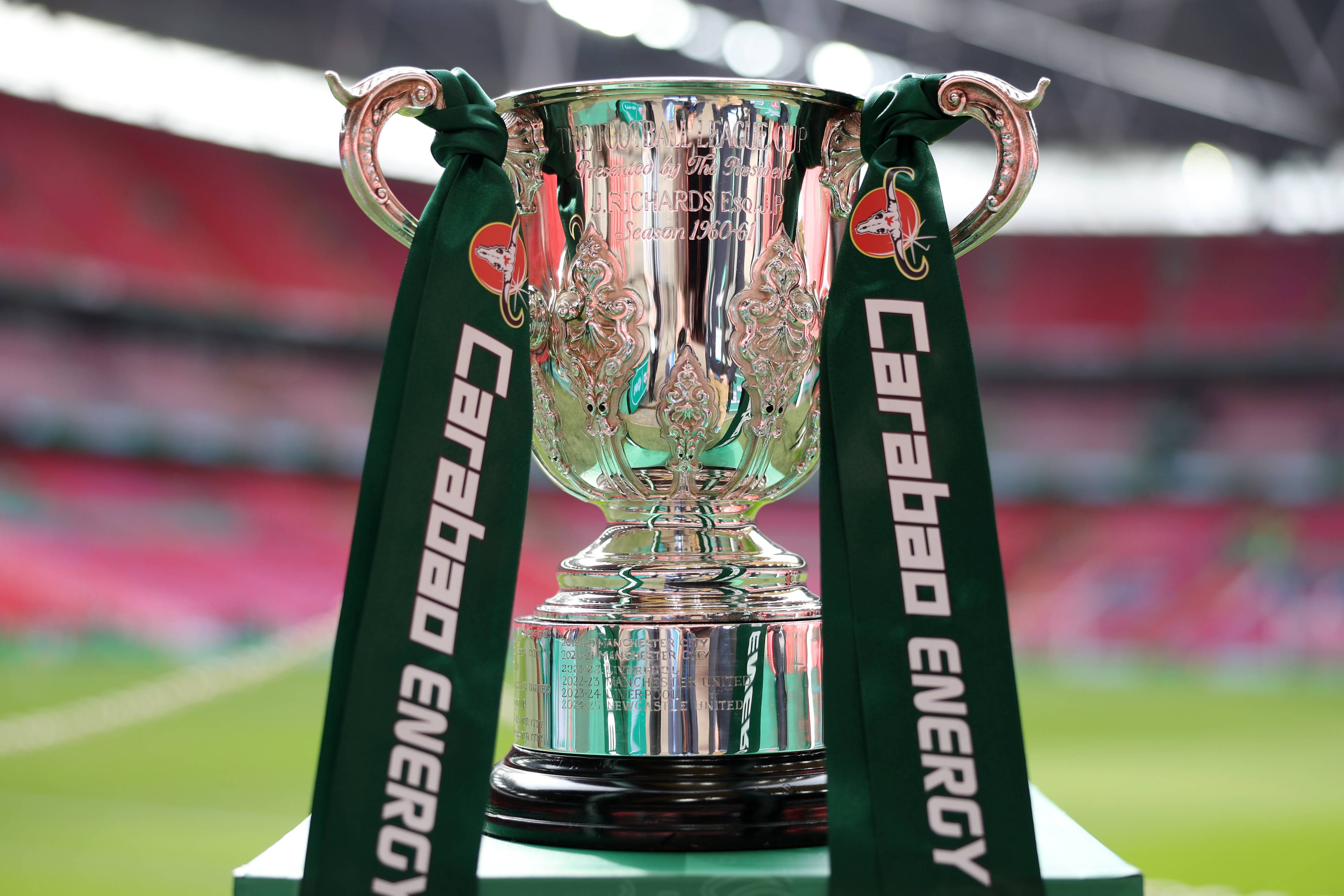 The Carabao Cup trophy
