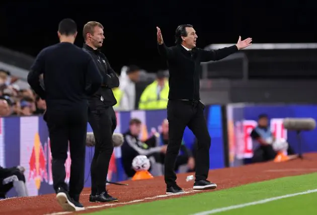 Aston Villa boss Unai Emery