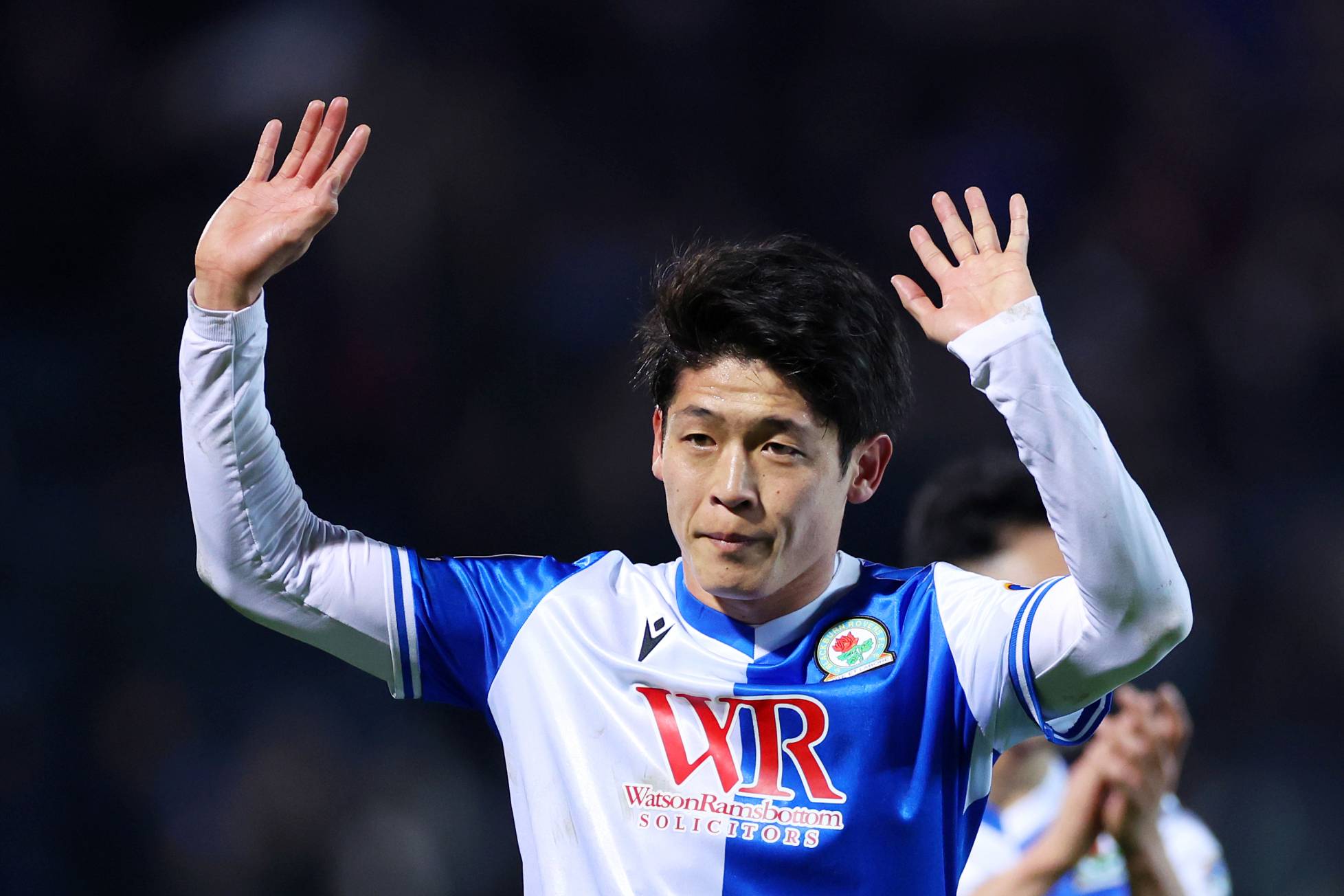Yuki Ohashi of Blackburn Rovers