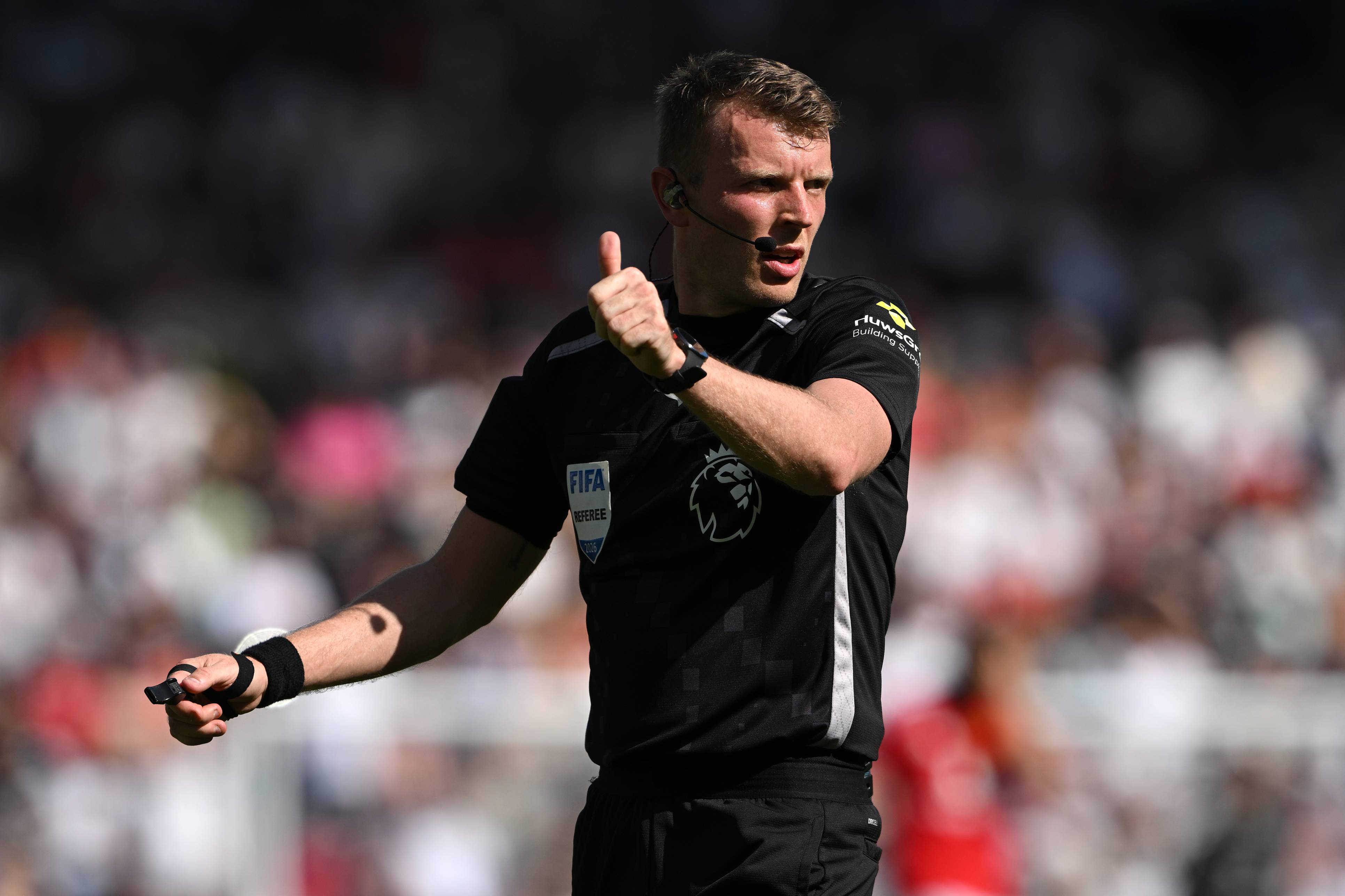 Referee Samuel Barrott