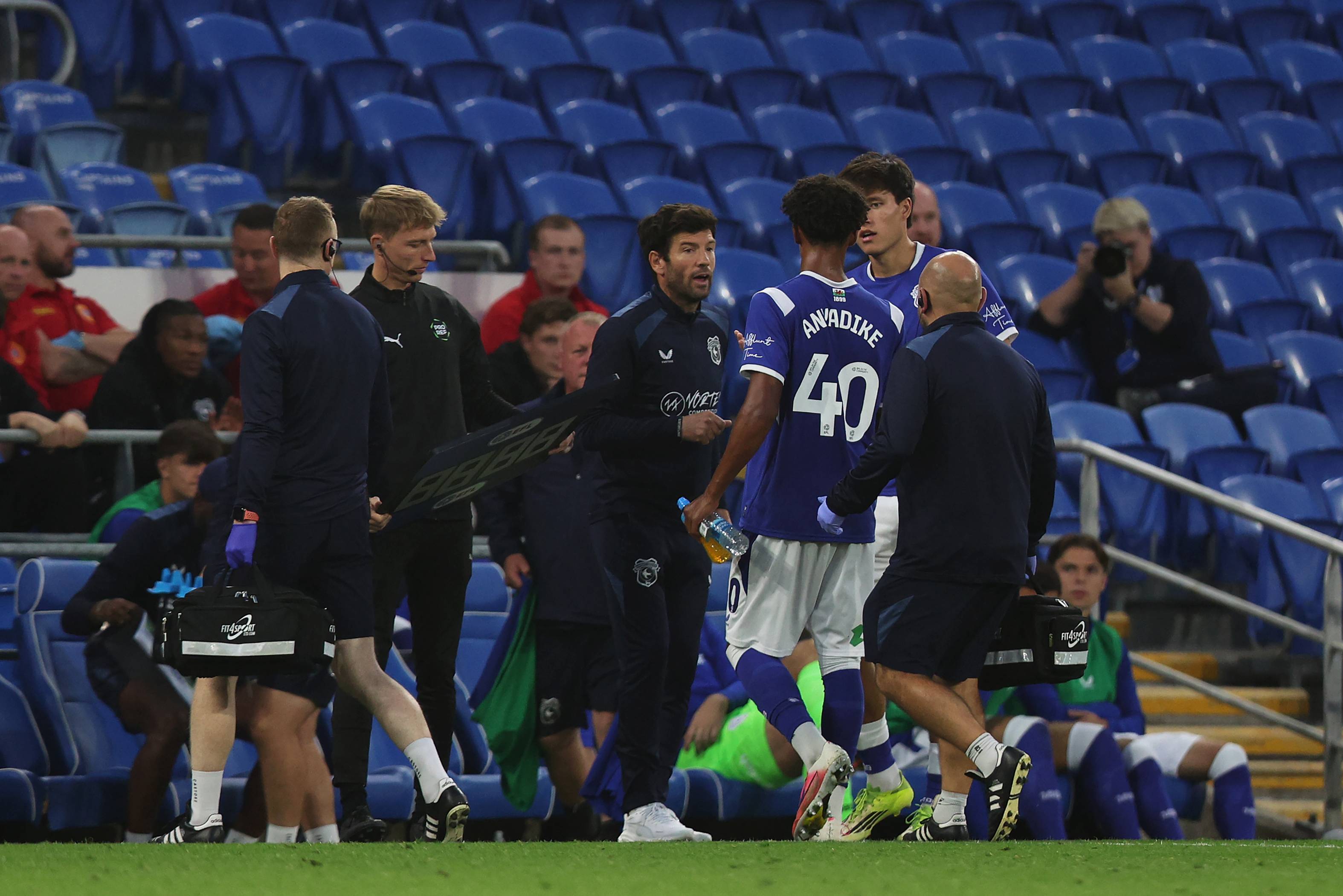 Cardiff City boss Brian Barry-Murphy during the defeat to Norwich