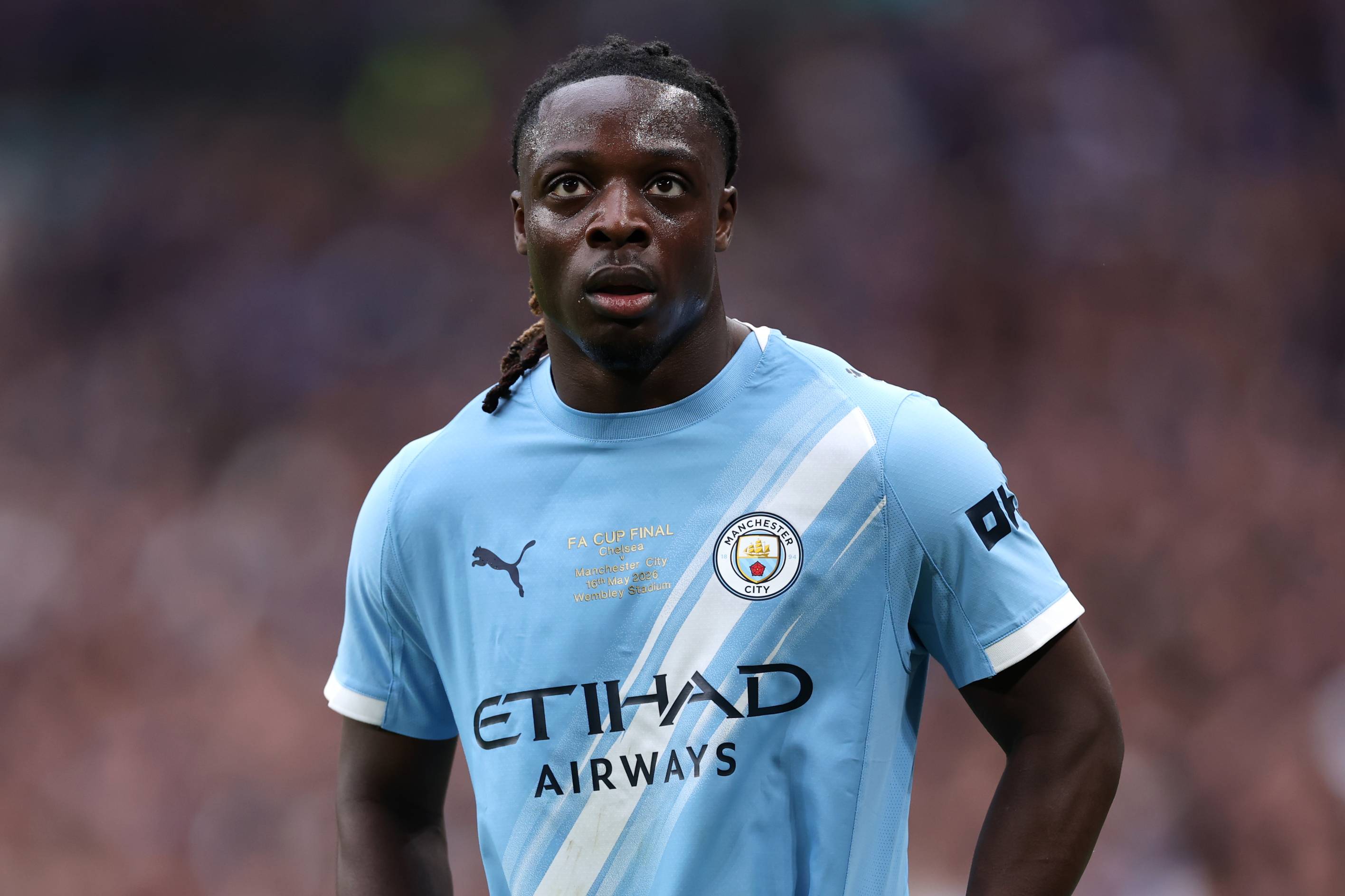 Man City winger Jeremy Doku