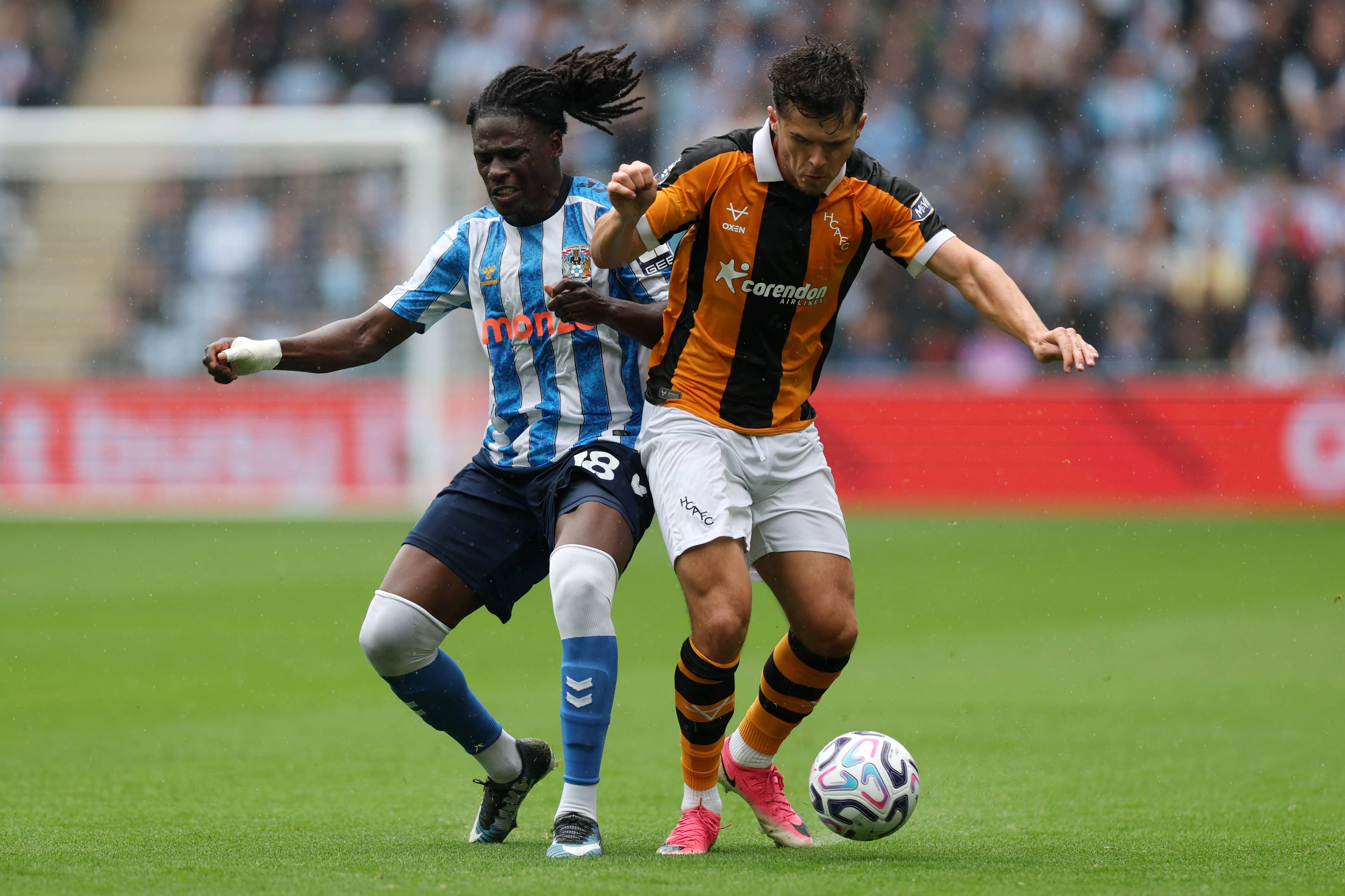 Ryan Giles in action against Coventry