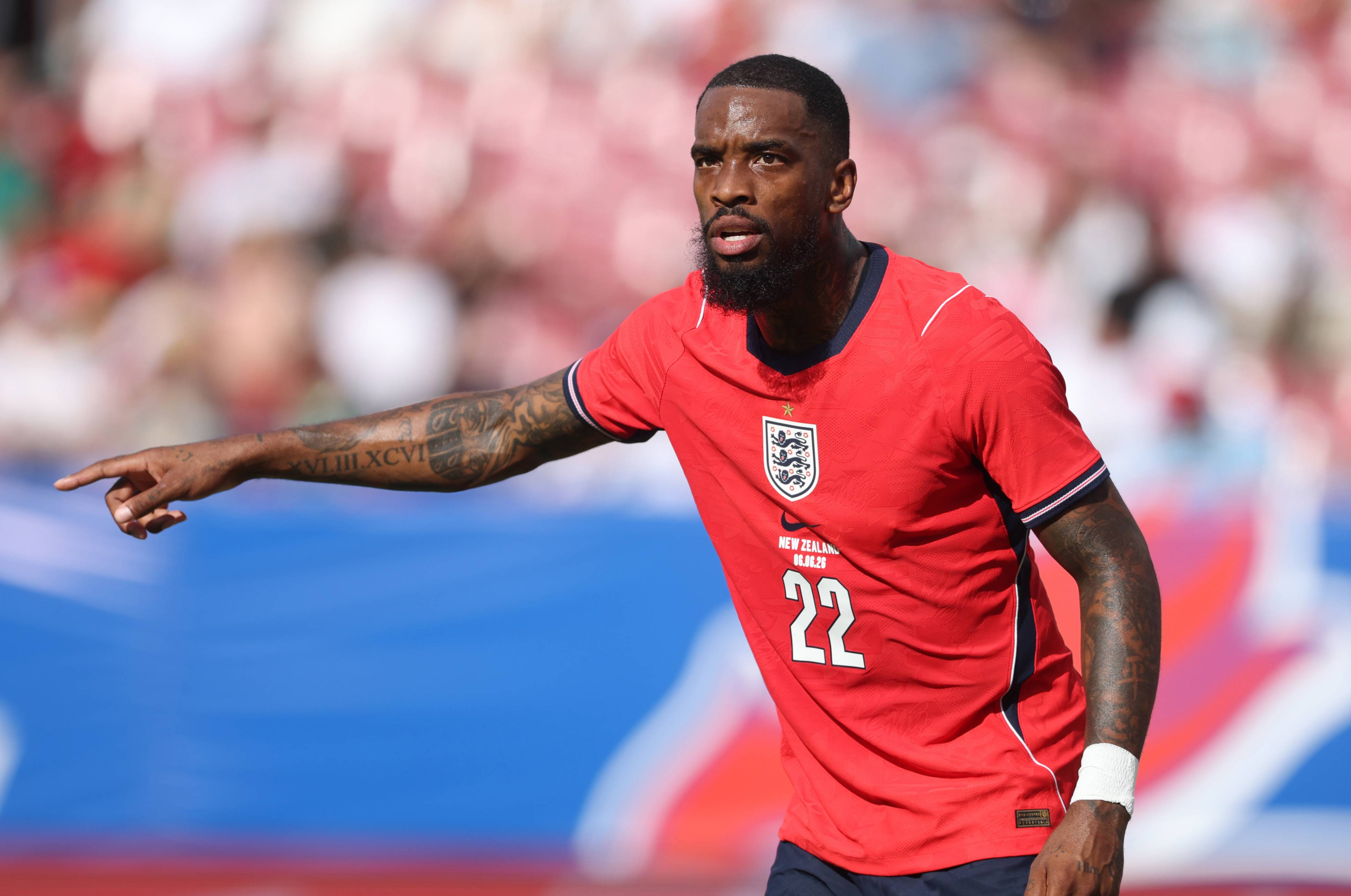 England striker Ivan Toney