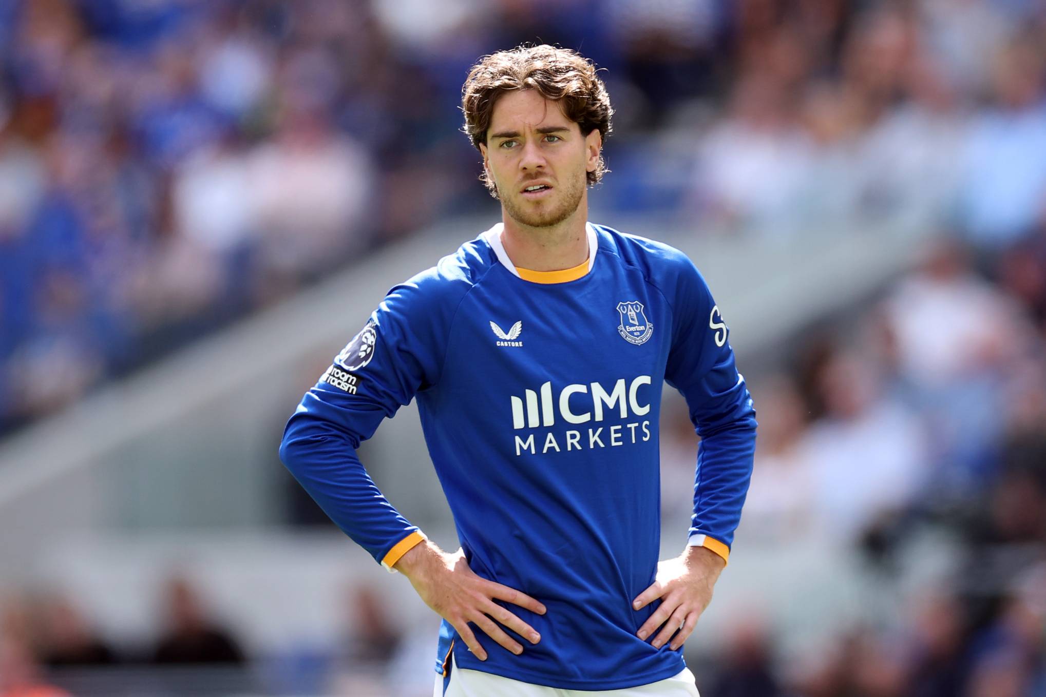 Everton midfielder Hayden Hackney