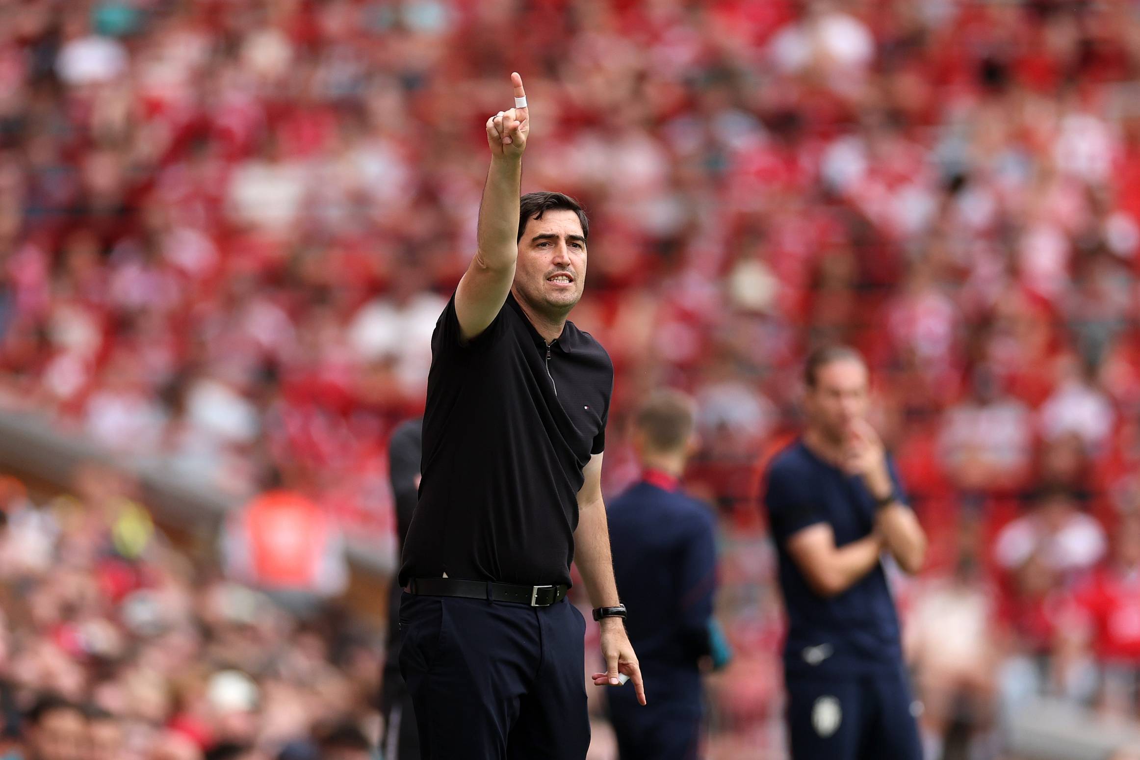 Liverpool boss Andoni Iraola