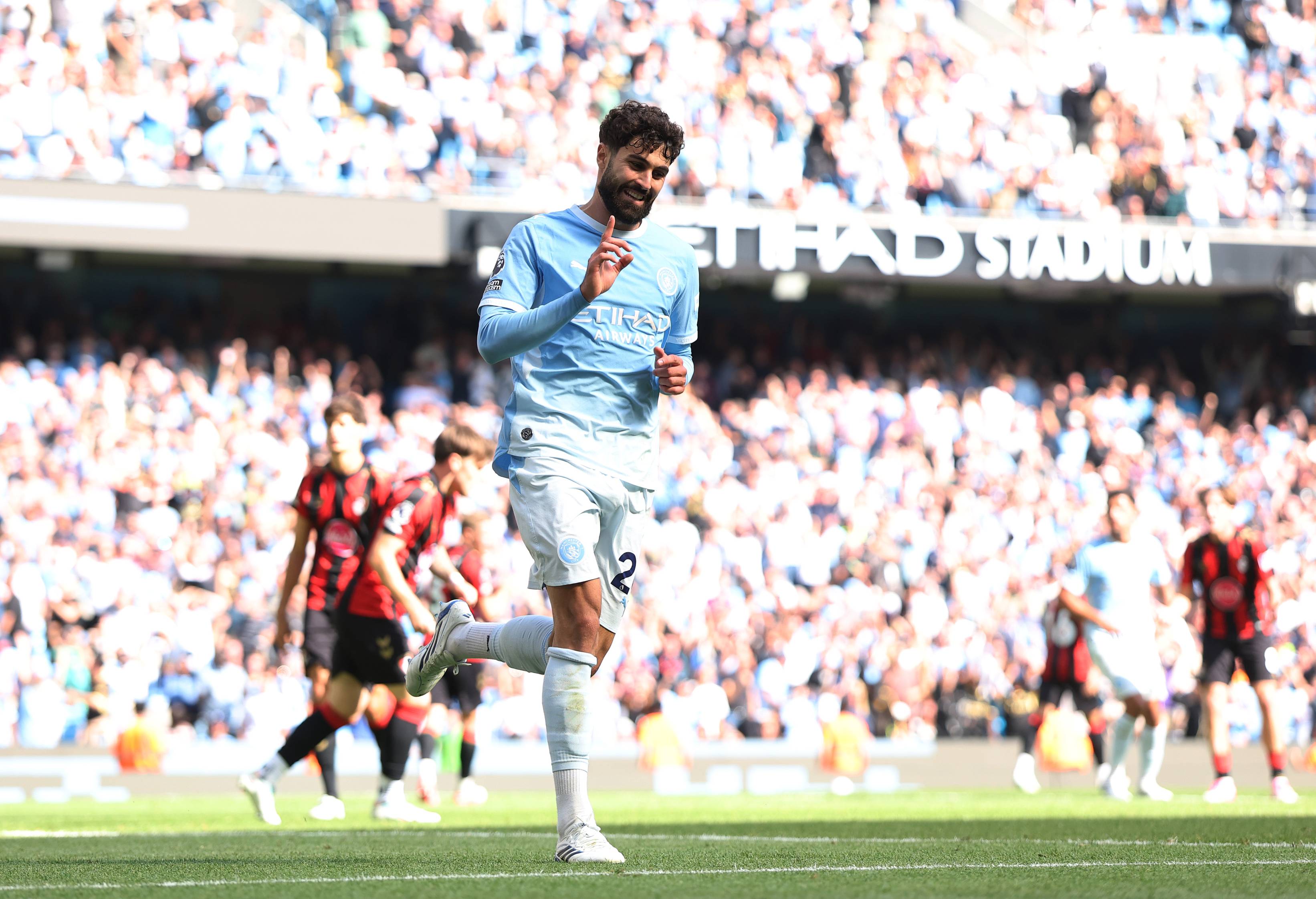 Josko Gvardiol celebrates his late winner