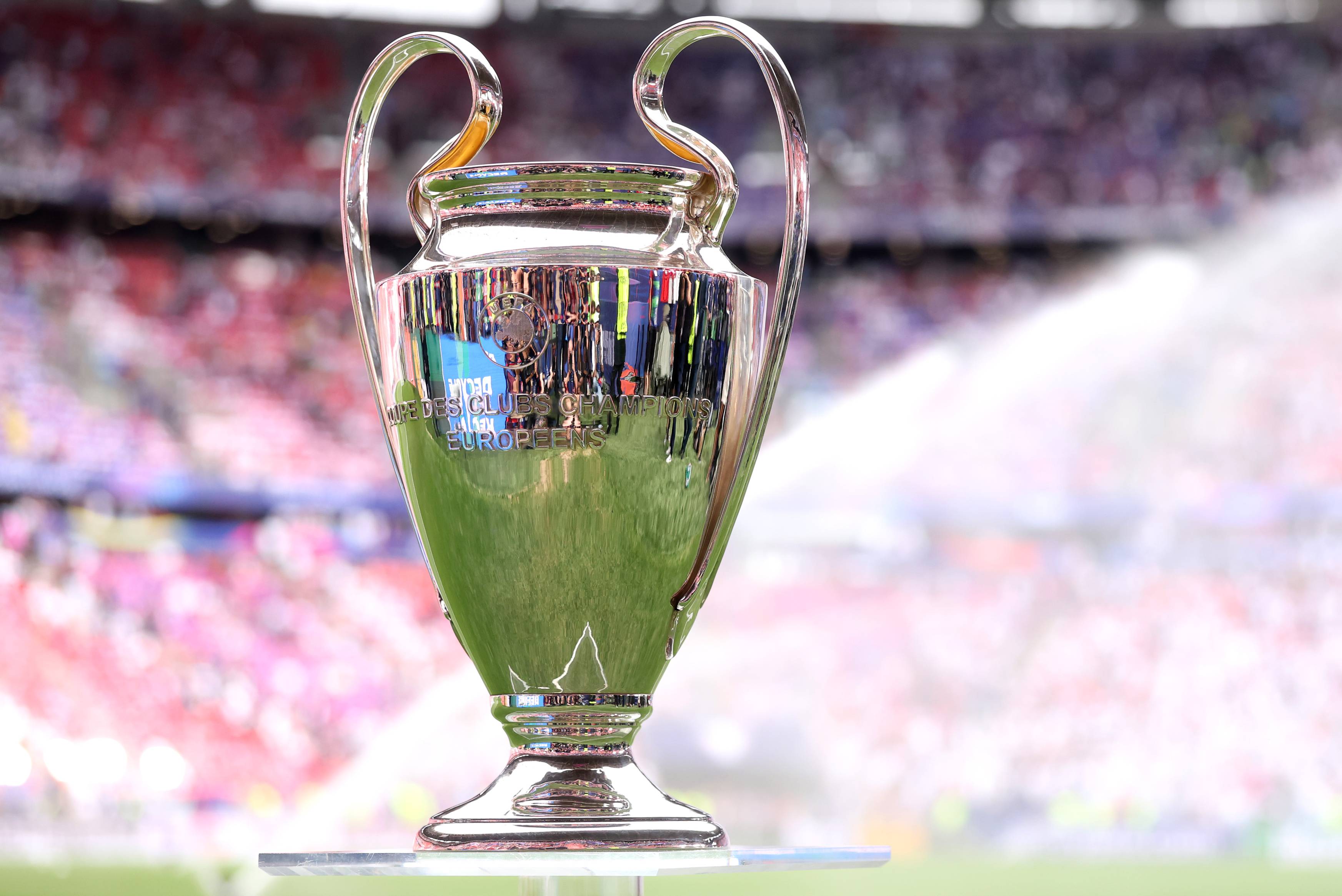 The Champions League trophy