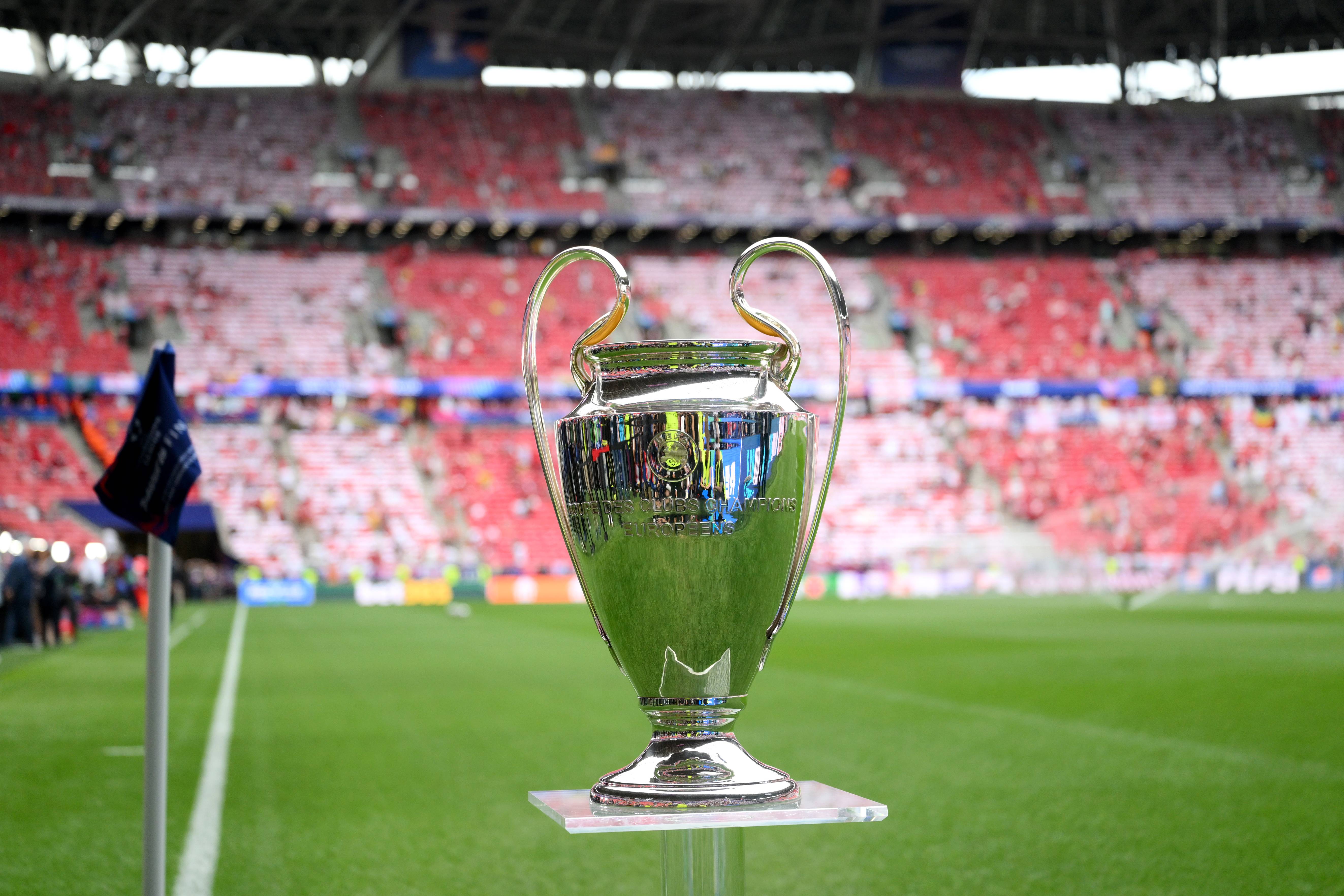 The Champions League trophy