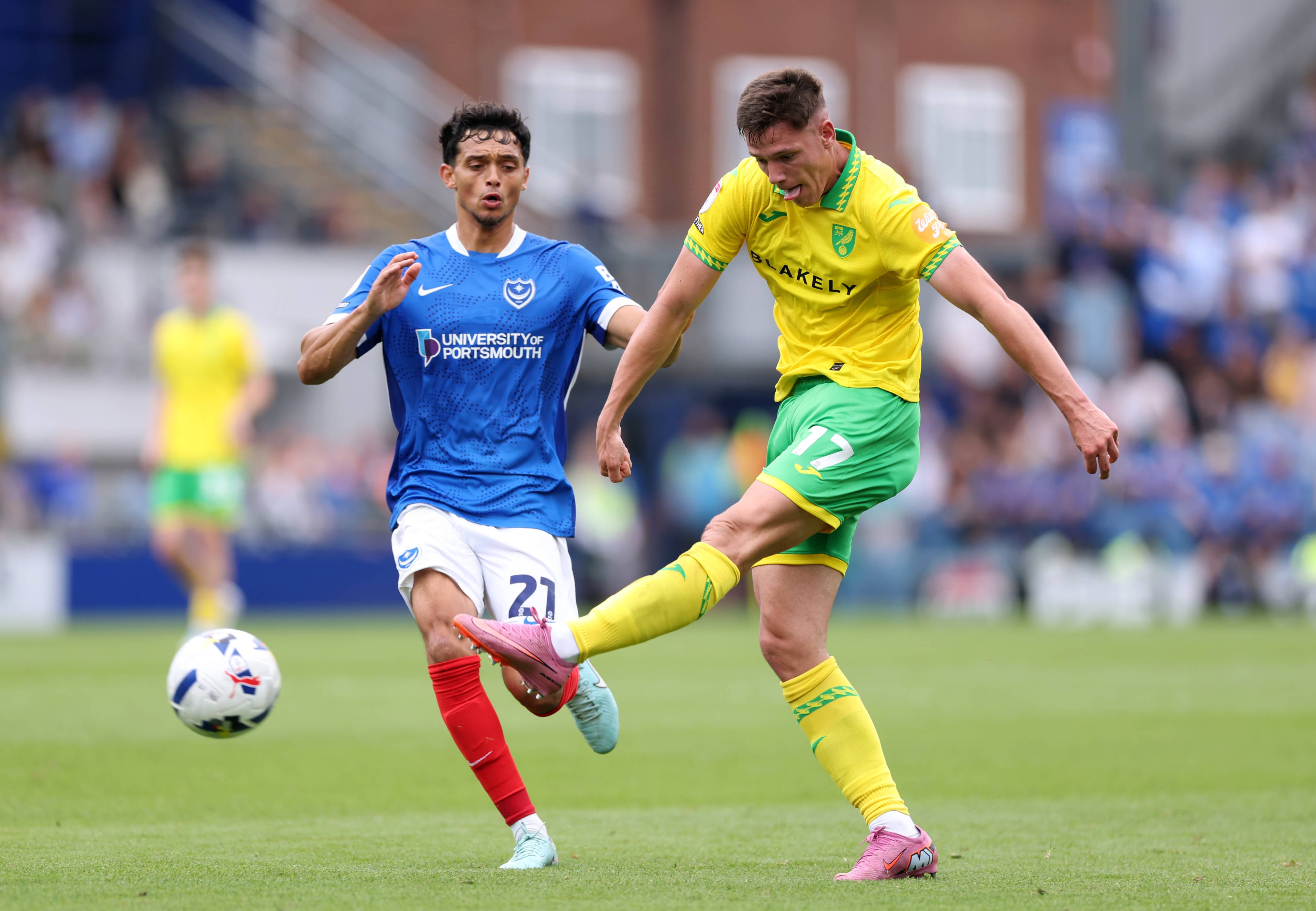 Ante Crnac in action for Norwich