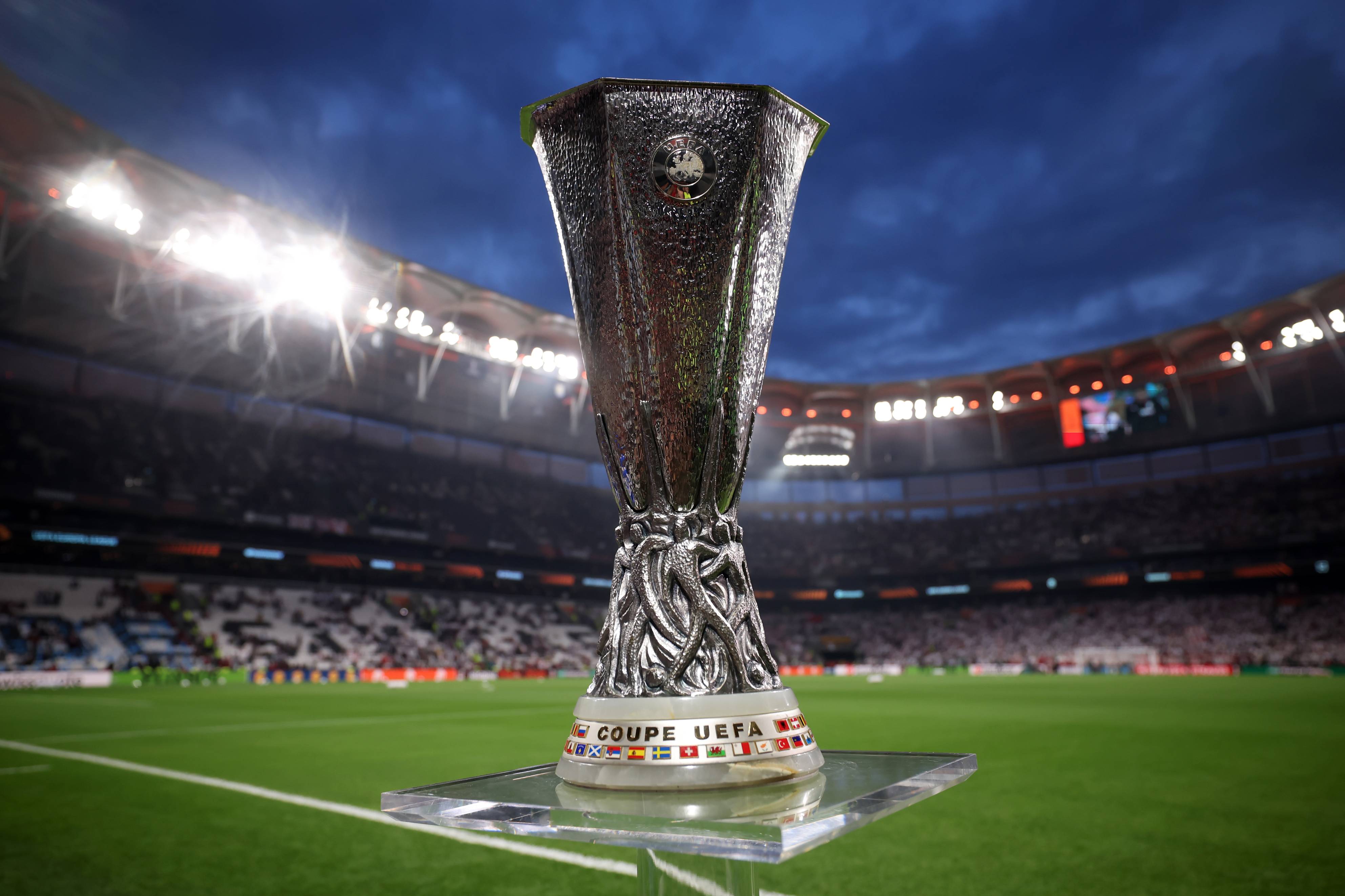 The Europa League trophy
