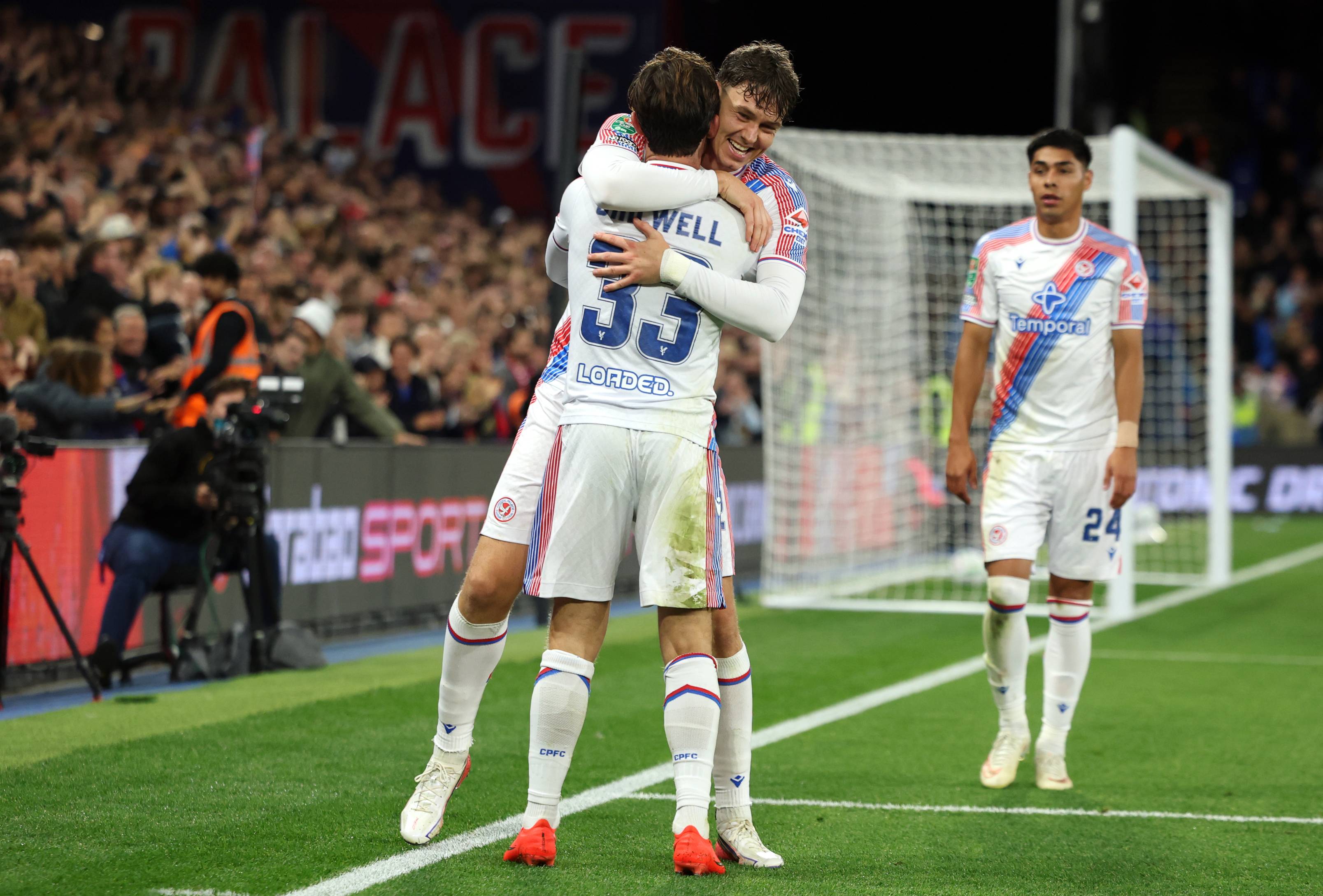Crystal Palace celebrate against Middlesbrough