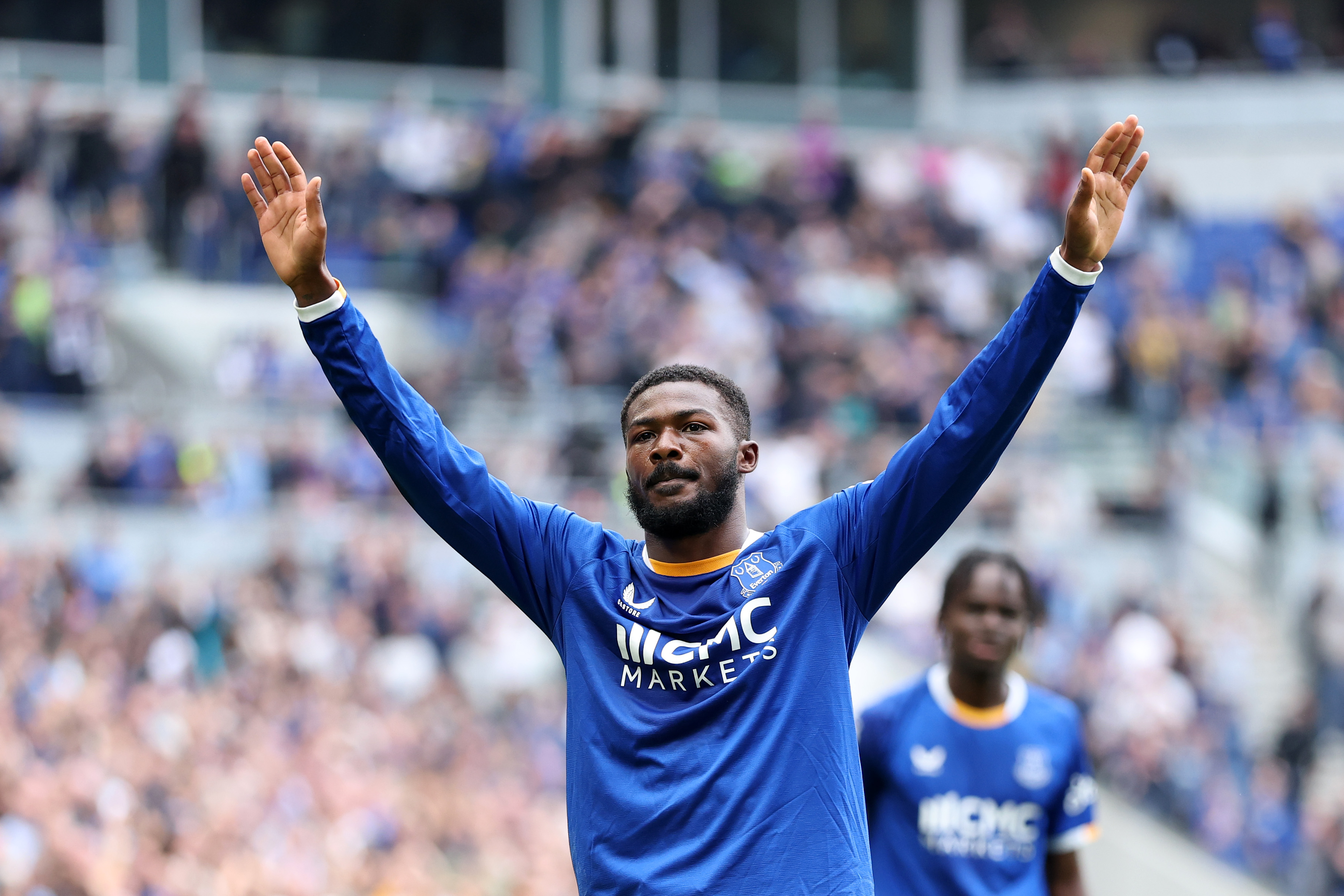 Maitand-Niles celebrates his equaliser