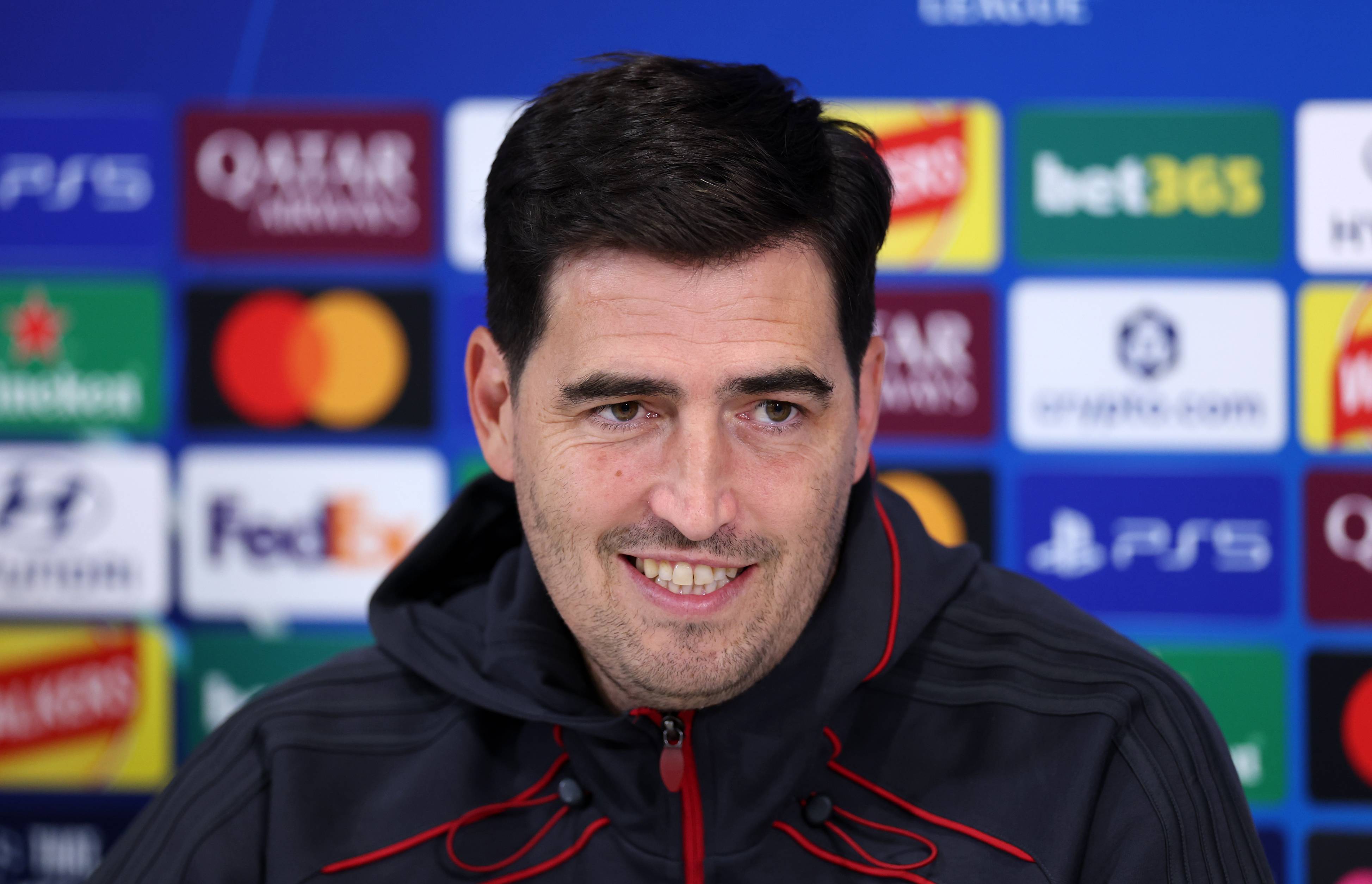 Liverpool boss Andoni Iraola