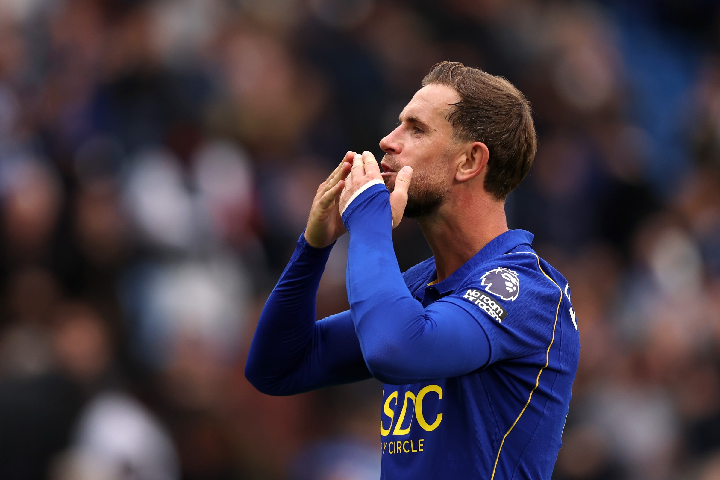 Jordan Henderson celebrates