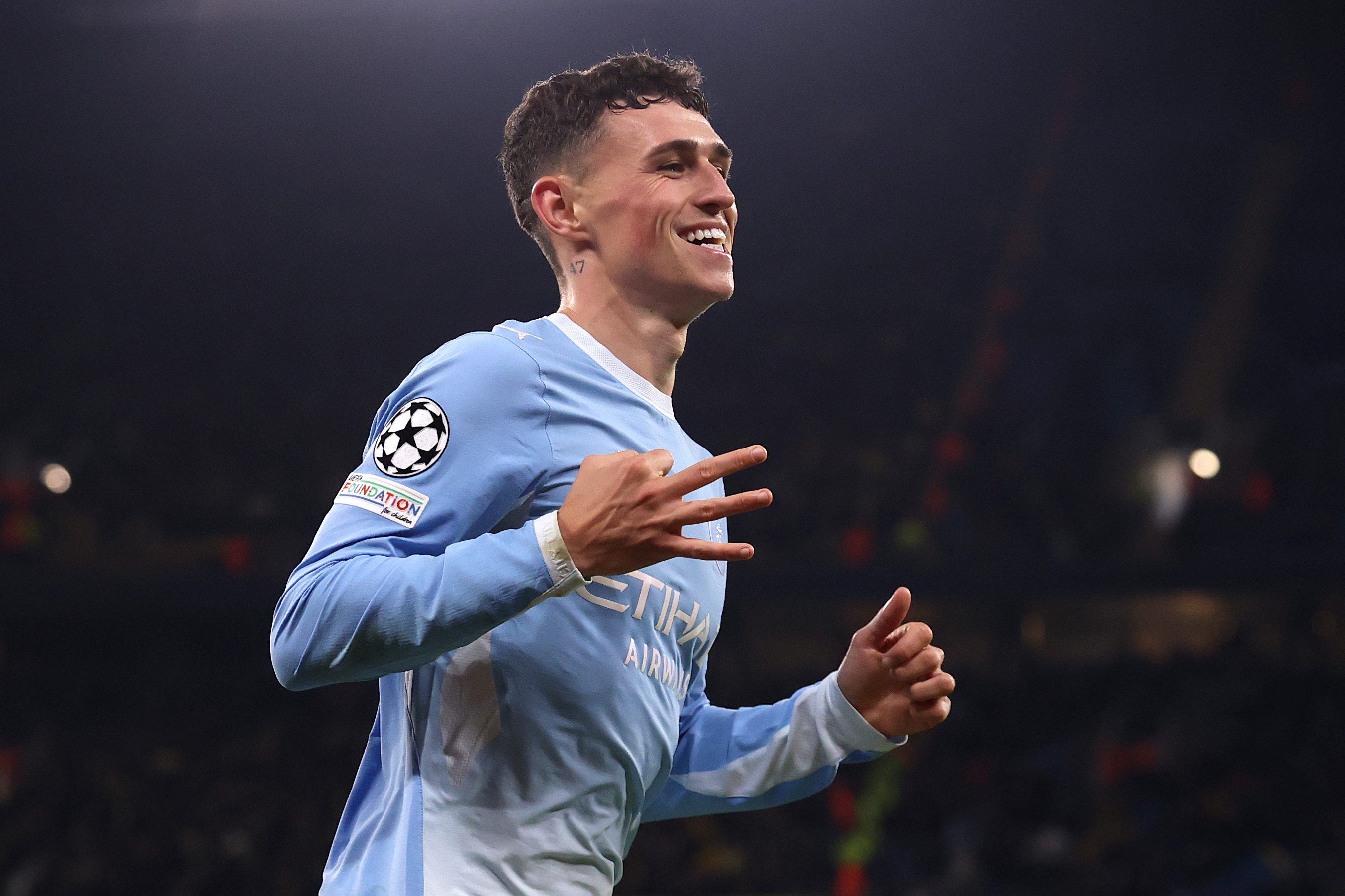 Foden nets hat-trick as Man City cruise past Athens in Champions League