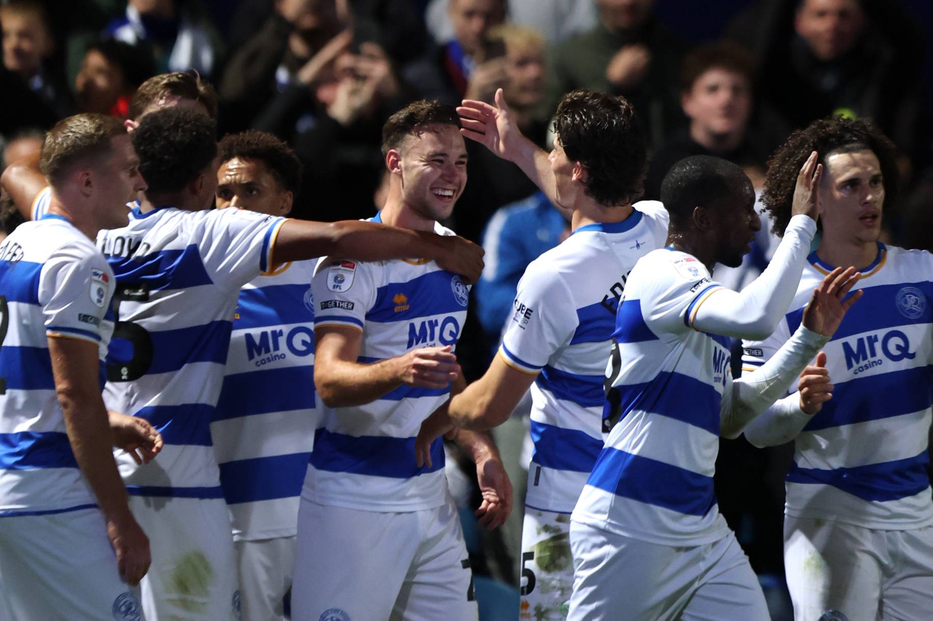 QPR celebrate against Derby