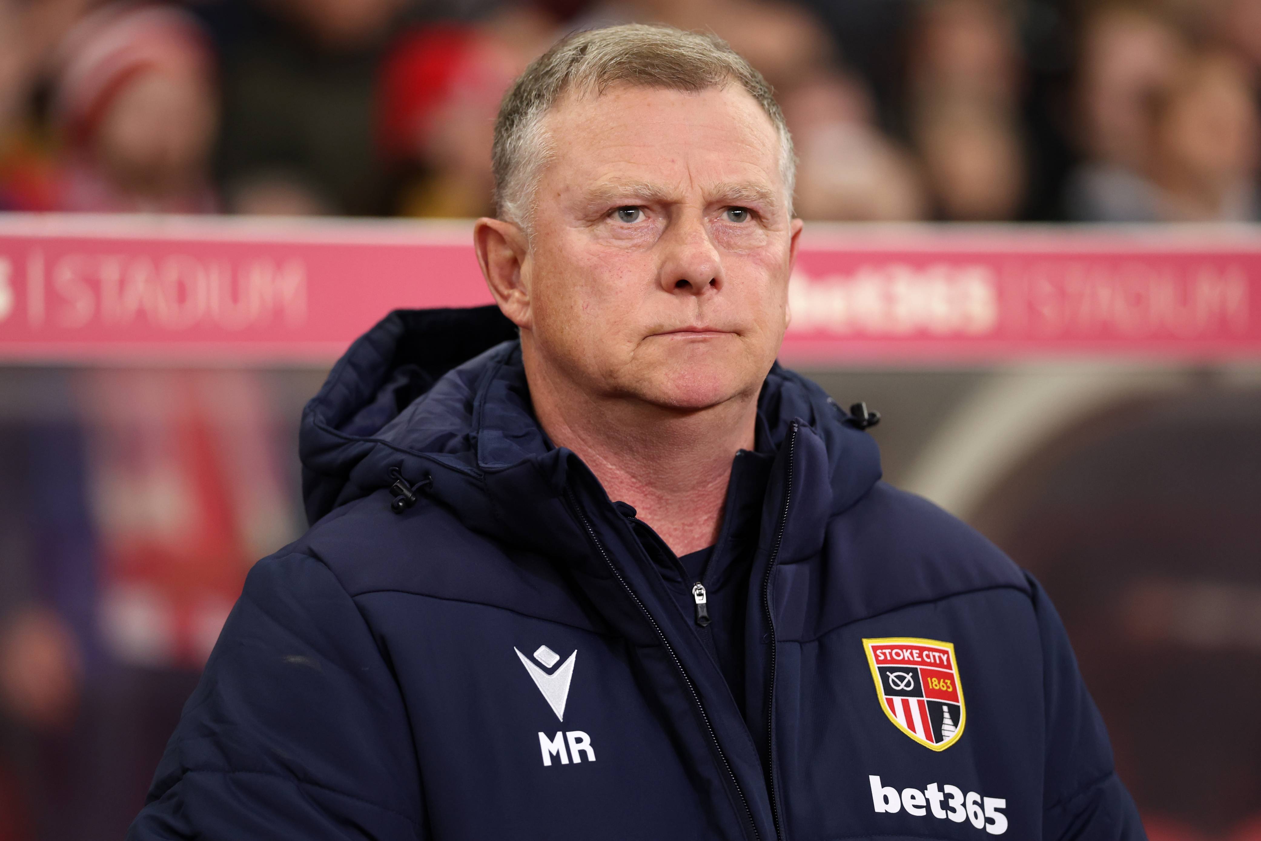 Stoke City boss Mark Robins